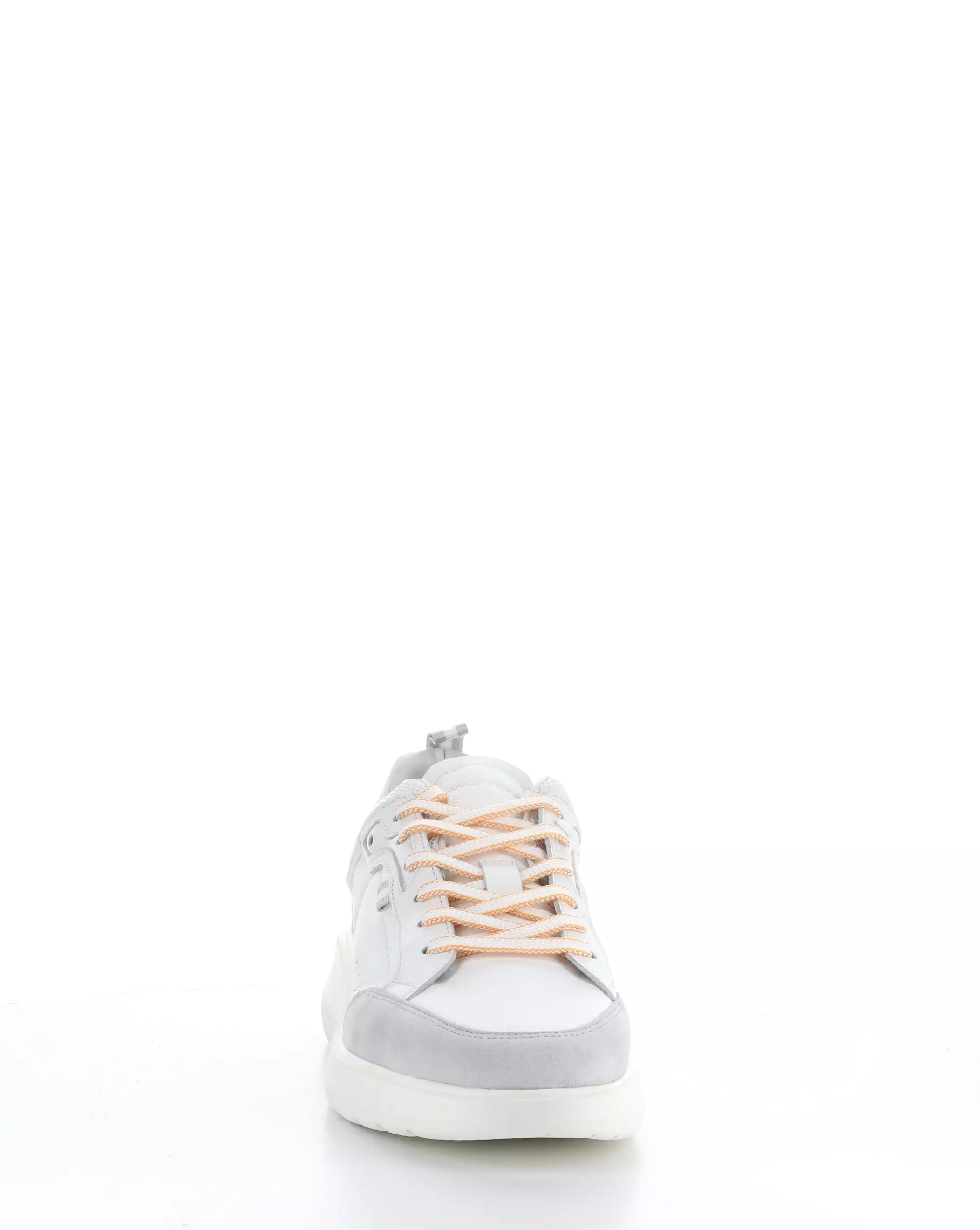 12806 WHITE/ORANGE Lace-up Shoes