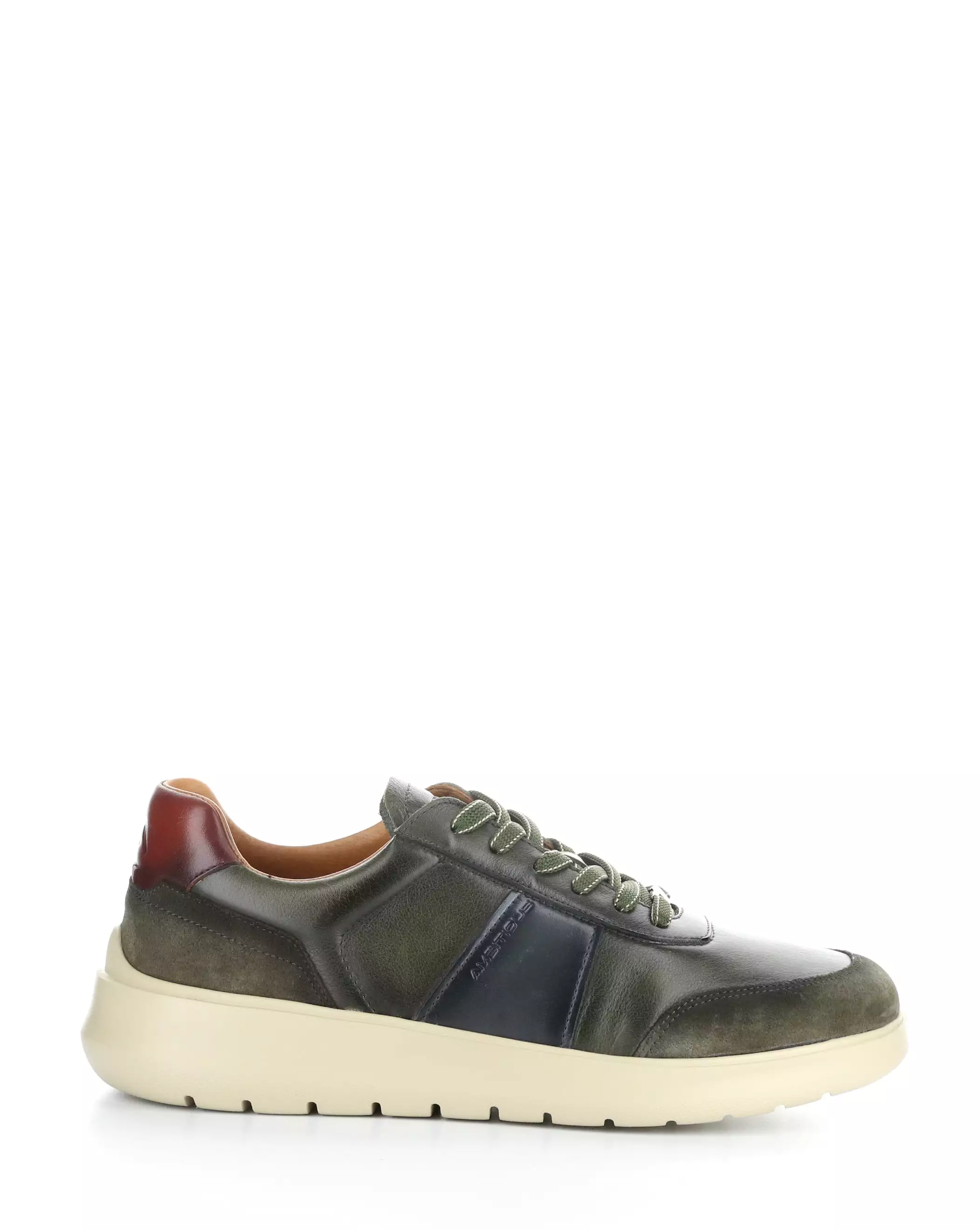 12981B OLIVE/ANTHRACITE Lace-up Shoes