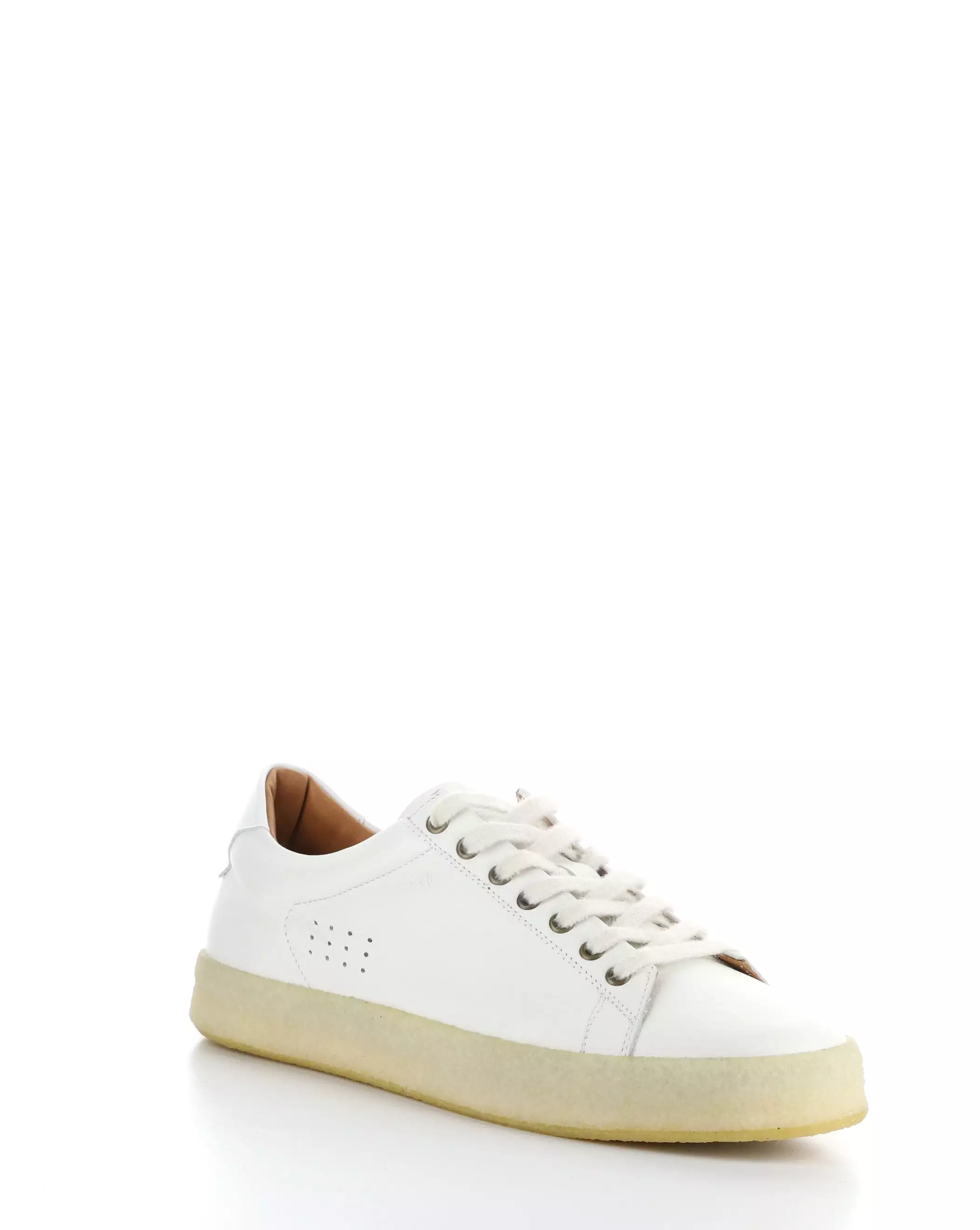 13410 WHITE Lace-up Shoes