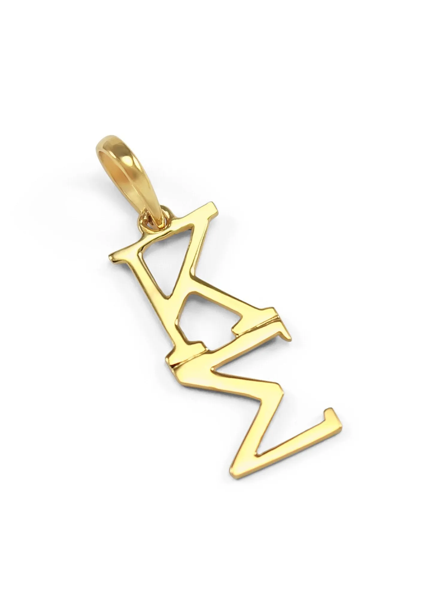 14k Solid Gold Kappa Sigma Lavaliere