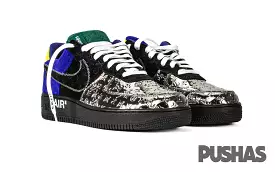 Air Force 1 x Louis Vuitton x Virgil Abloh 'Black Metallic Silver' (2022)