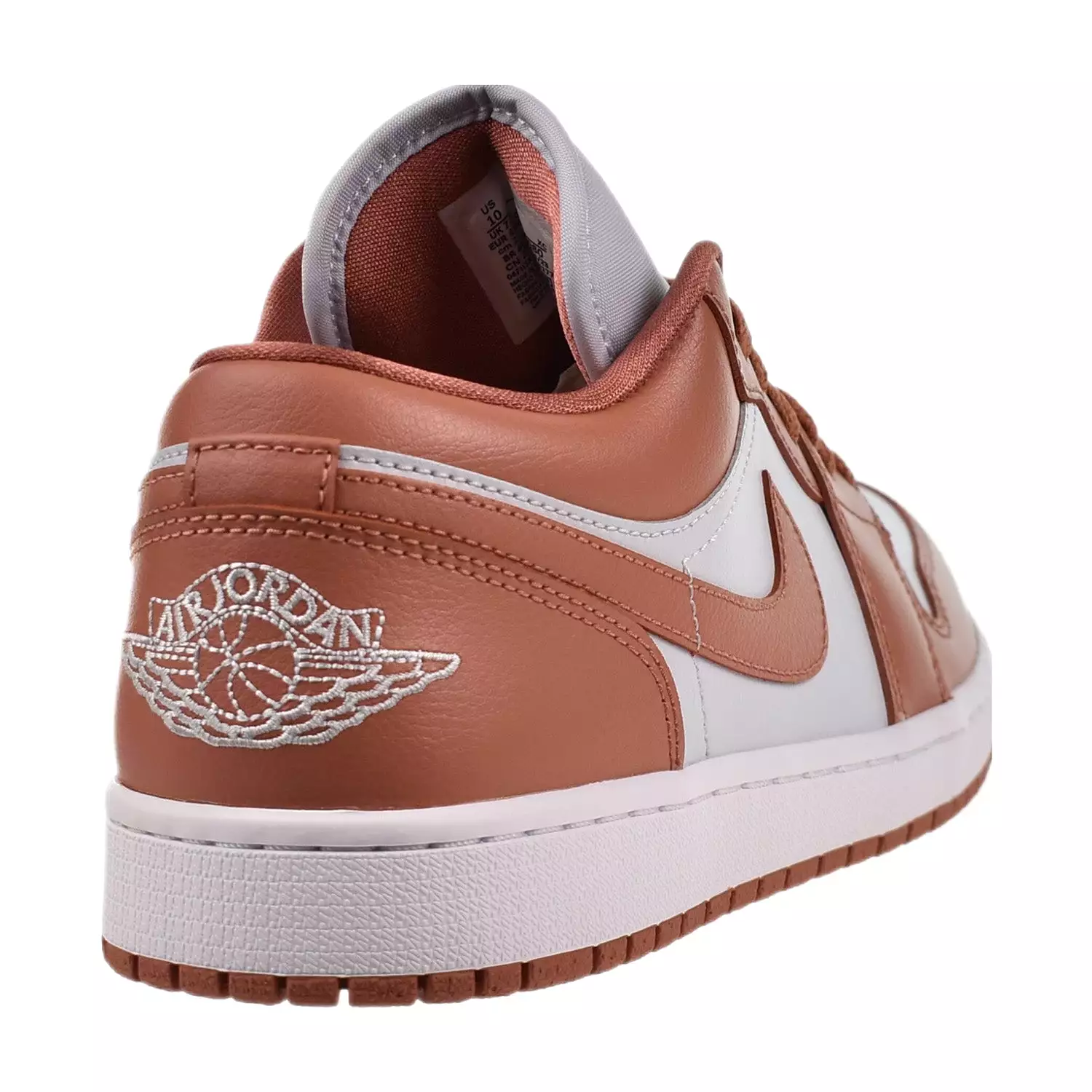 Air Jordan 1 Low Women's Shoes Pure Platinum-White-Sky J Orange