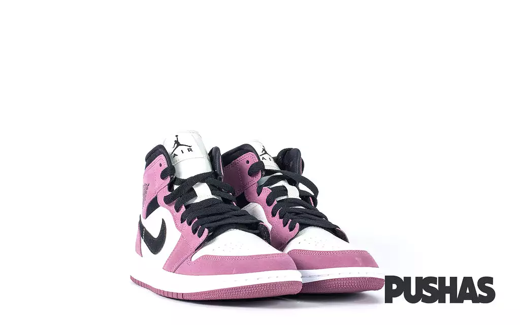 Air Jordan 1 Mid 'Berry Pink' Women's (2021)