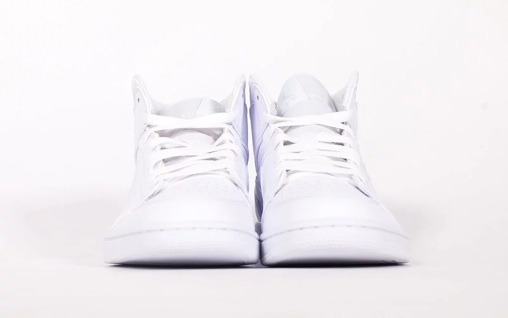 Air Jordan 1 Mid 'Triple White 2.0' (2020)