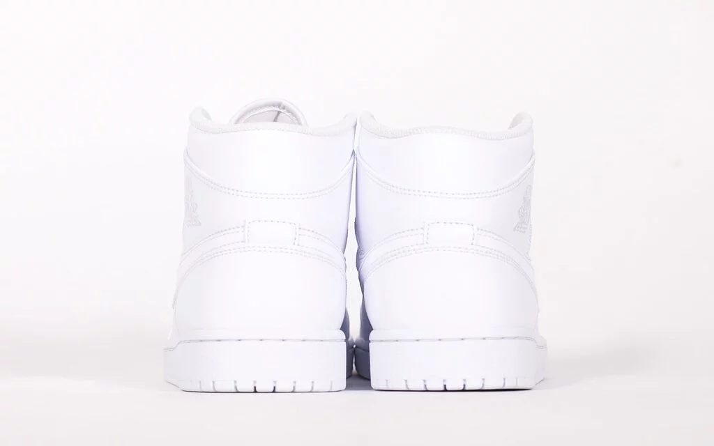 Air Jordan 1 Mid 'Triple White 2.0' (2020)