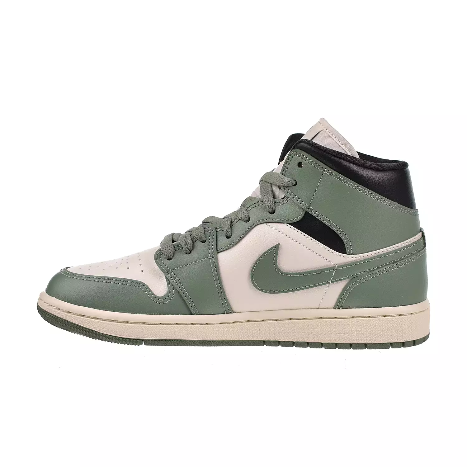 Air Jordan 1 Mid Women's Shoes Sail-Anthracite-Jade Smoke