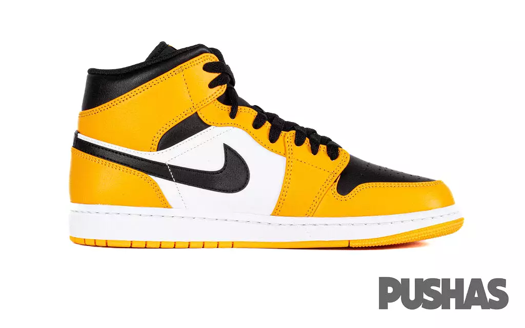 Air Jordan 1 Mid 'Yellow Black White' (2022)