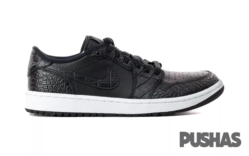 Air Jordan 1 Retro Low Golf 'Black Croc' (2023)