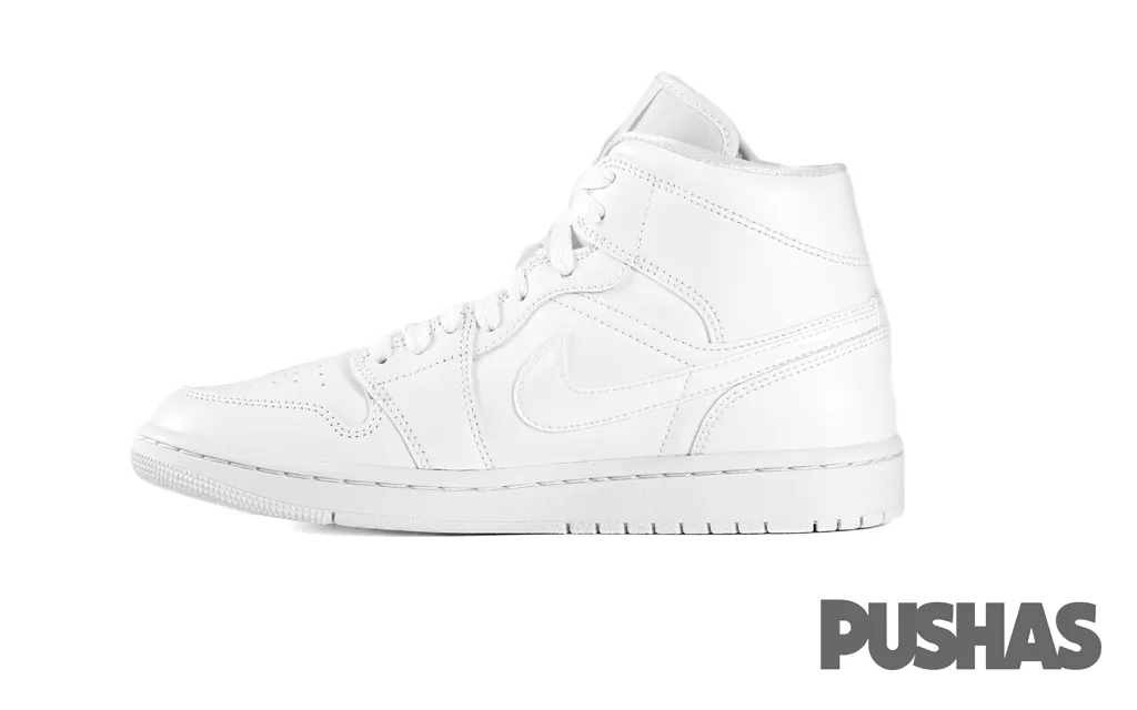 Air Jordan Mid 'Triple White' Women's (2022)