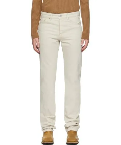 AMI PARIS Off-White Classic Fit Jeans