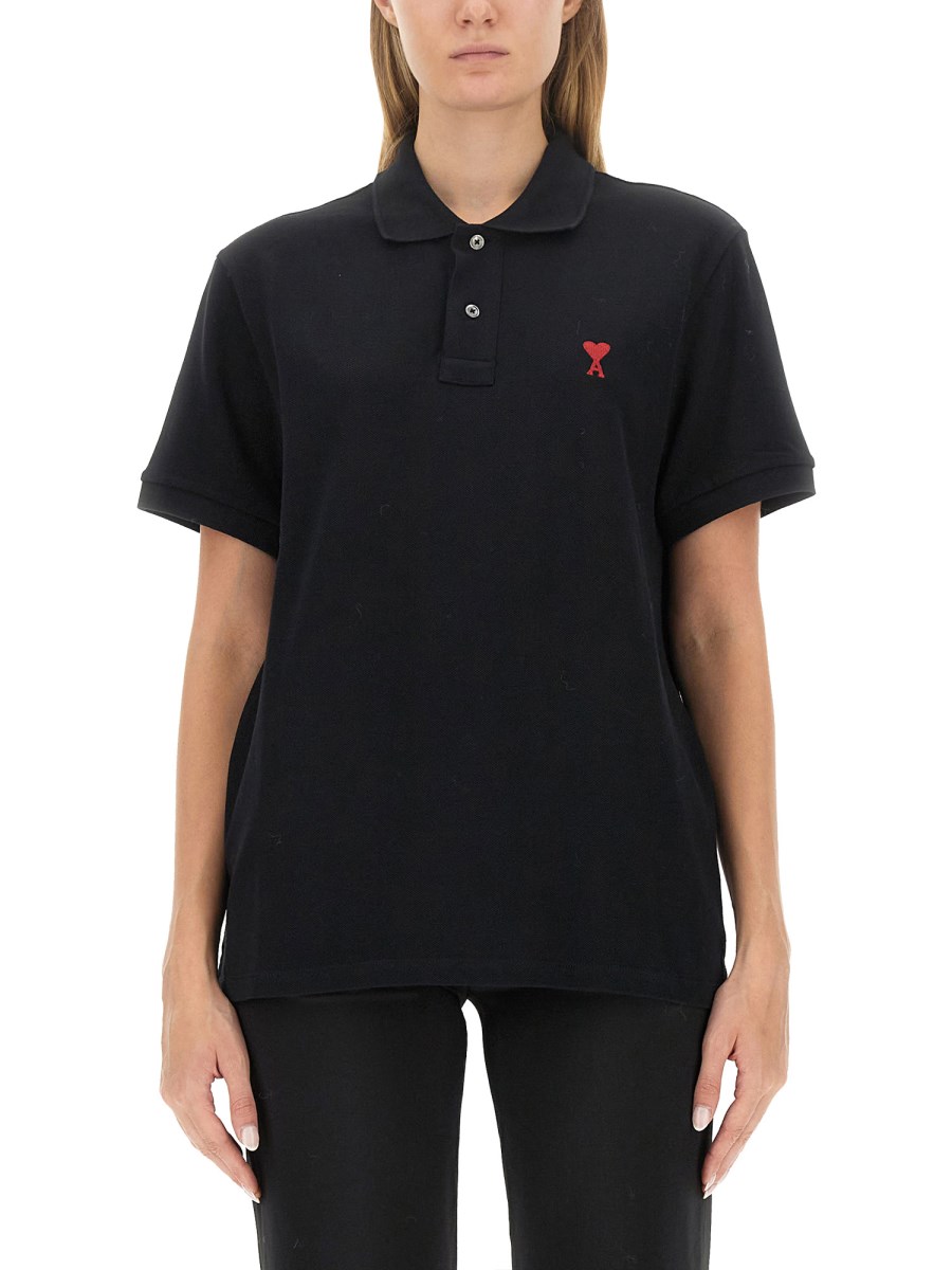 AMI PARIS    POLO WITH LOGO