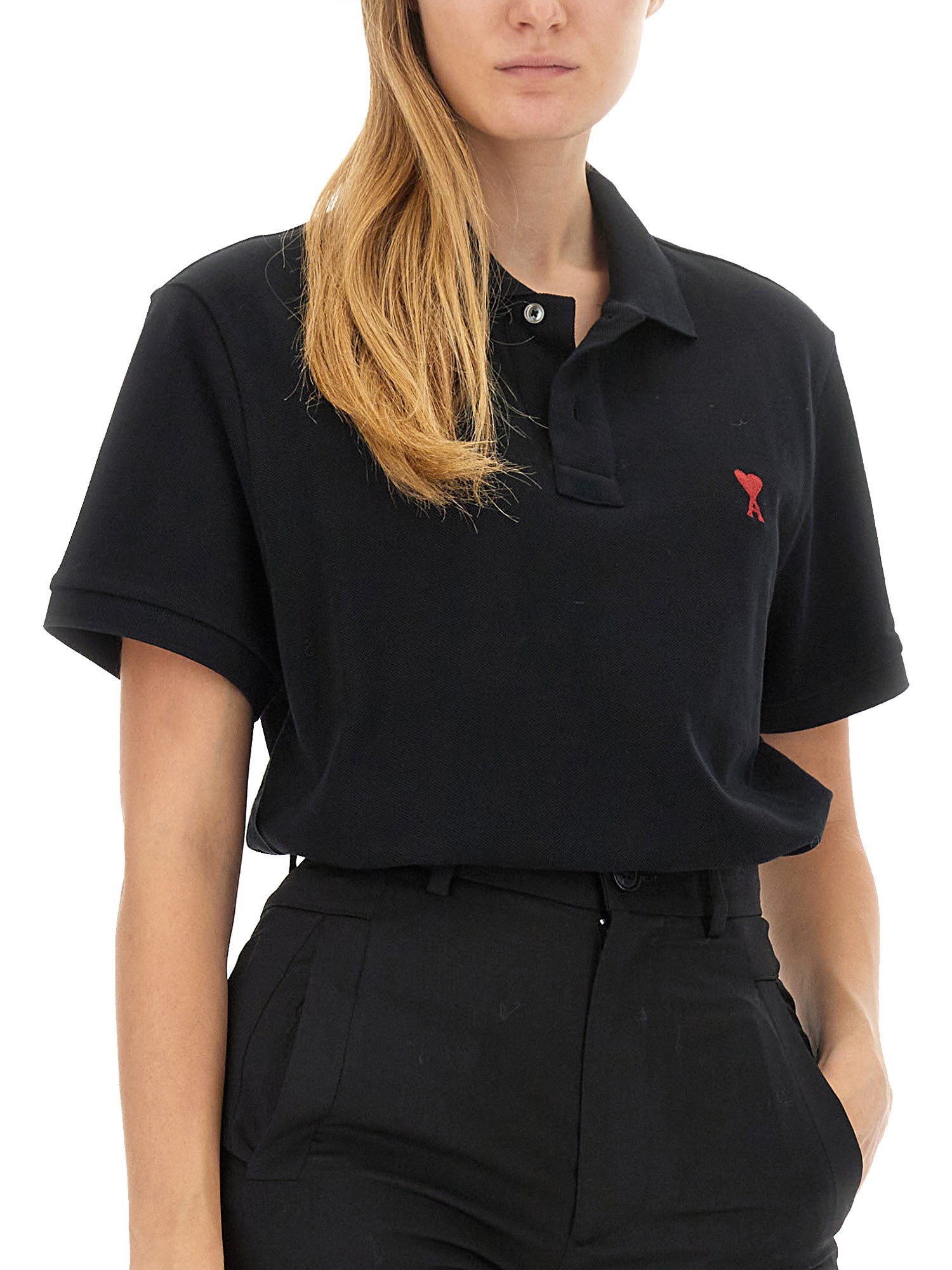 AMI PARIS    POLO WITH LOGO