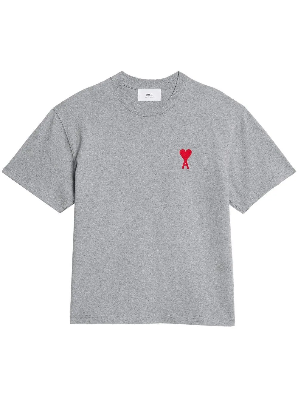 AMI Paris  - T-Shirt Grey Ami De Coeur