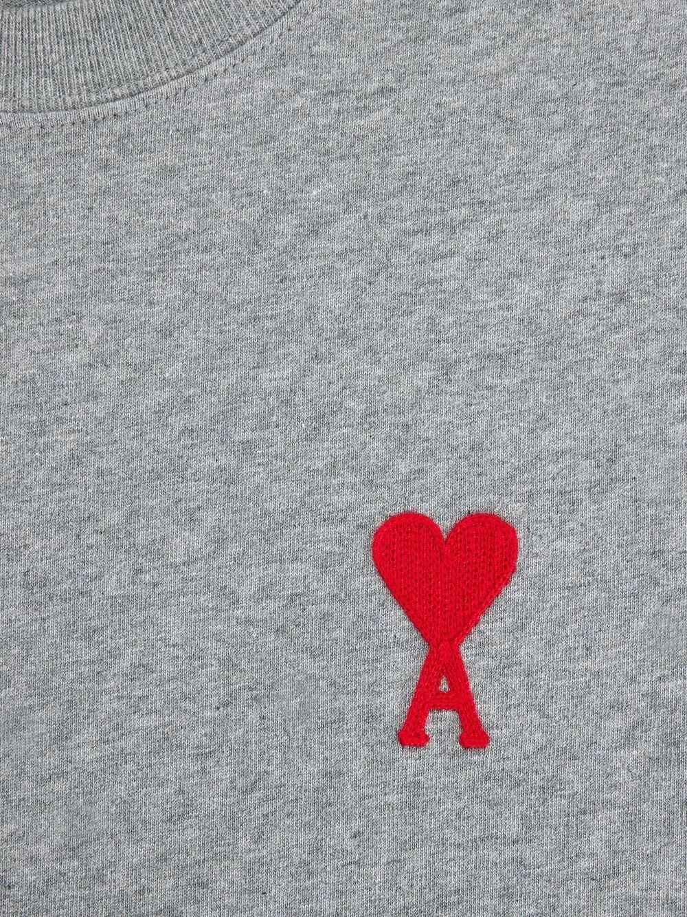 AMI Paris  - T-Shirt Grey Ami De Coeur