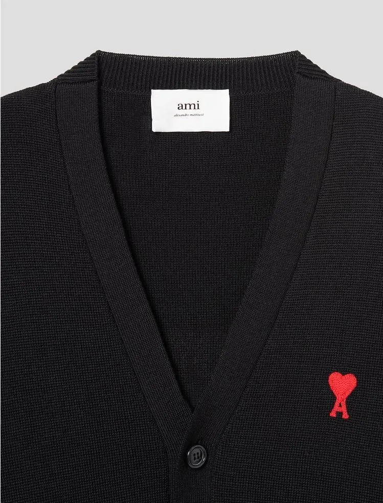 AMI PARIS  |Unisex Street Style Plain Logo Designers Cardigans