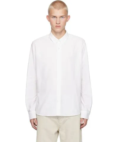 AMI PARIS White Ami de Coeur Classic Shirt