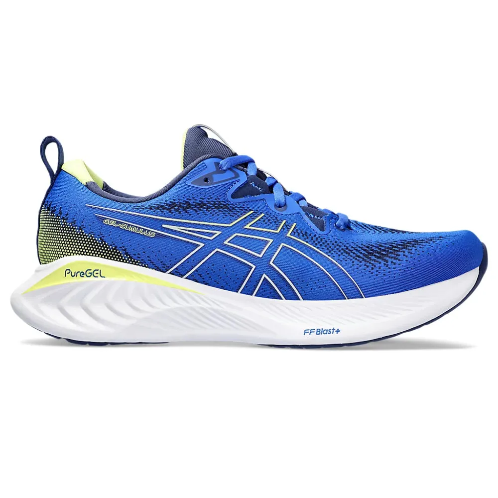 ASICS Men's Gel-Cumulus 25 Running Shoe (Blue/Glow Yellow)