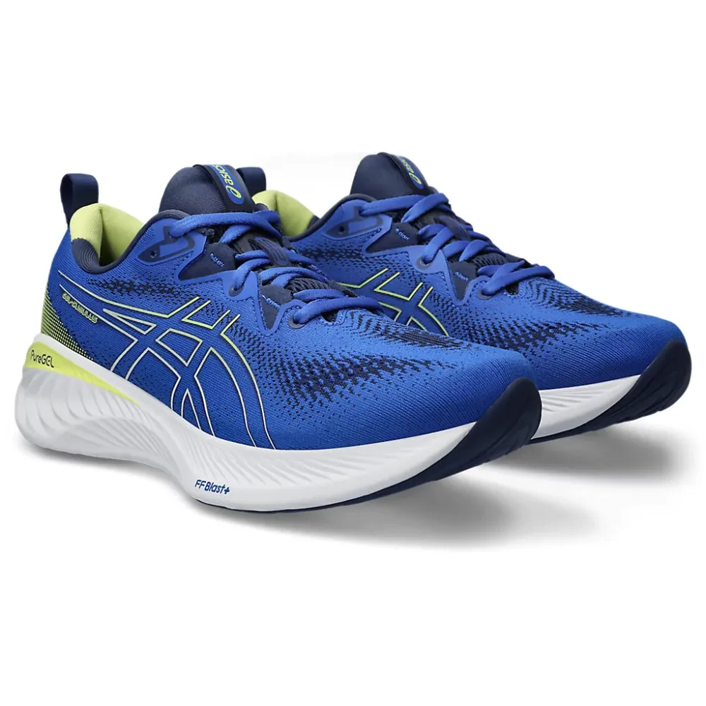 ASICS Men's Gel-Cumulus 25 Running Shoe (Blue/Glow Yellow)