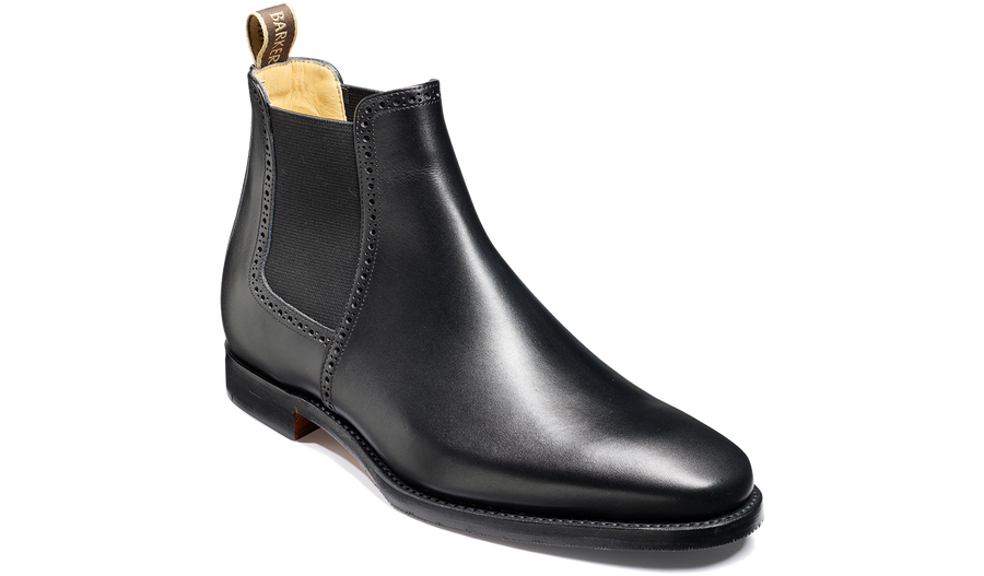 Barker Hawkin Chelsea Boot  -  Black Calf