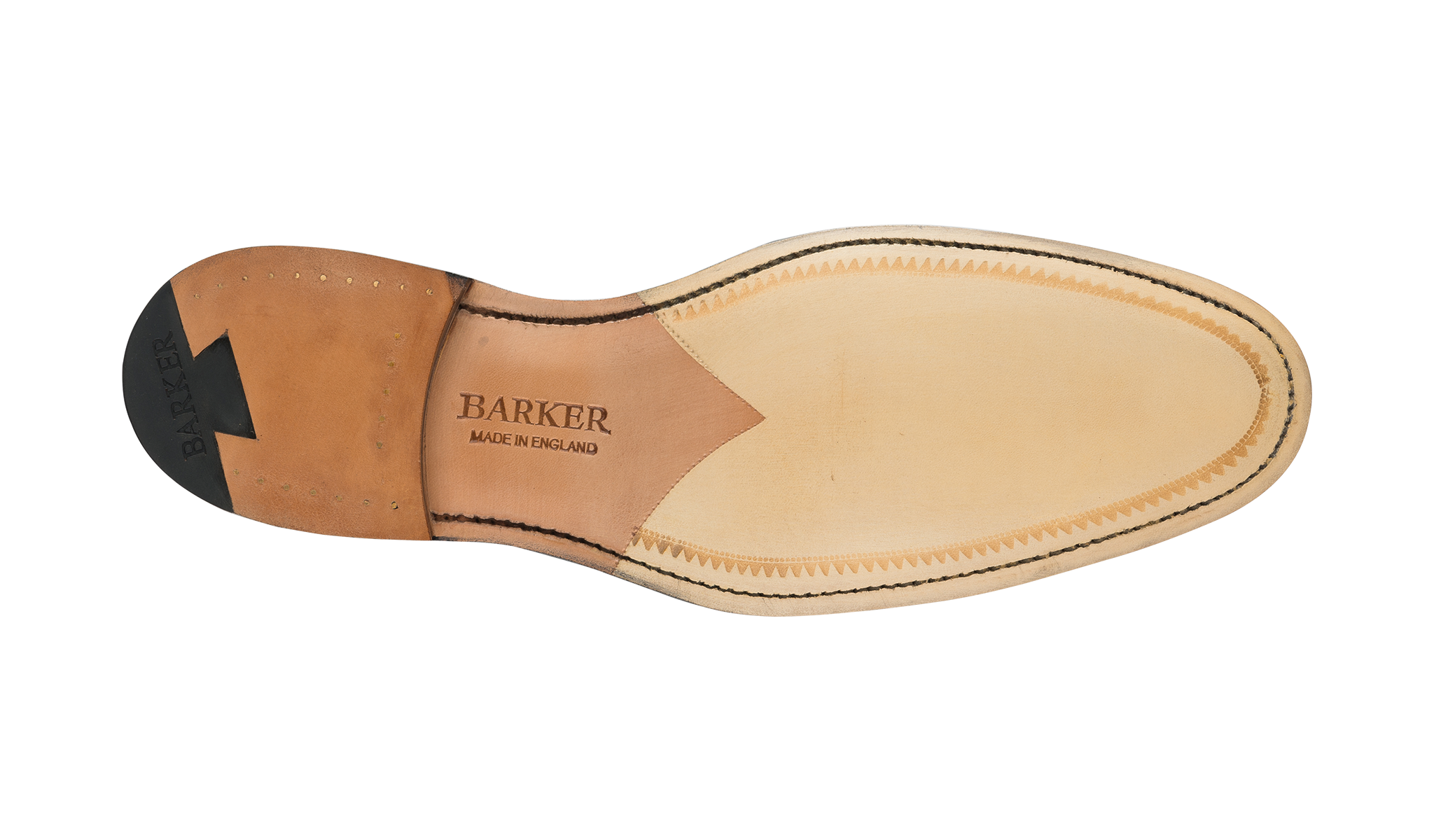 Barker Hopper Traditional Chelsea Boot- Cedar Calf / Navy Elastic