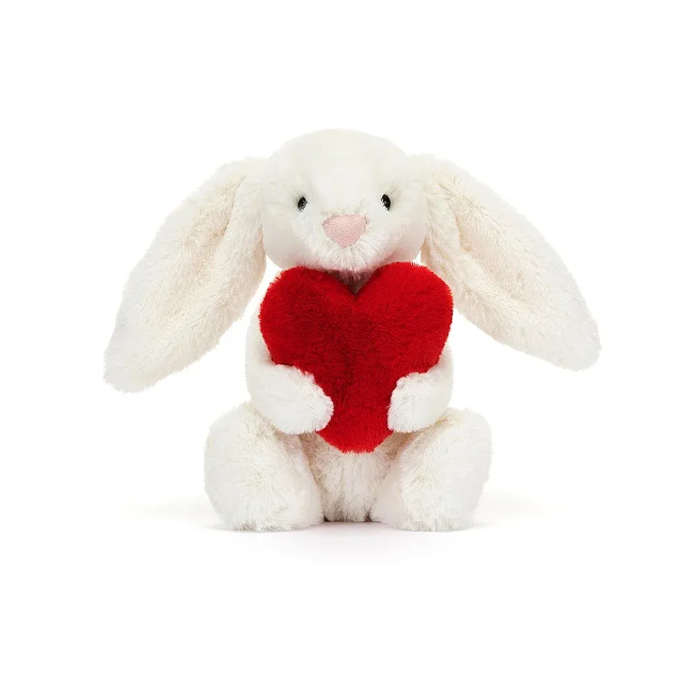 Bashful Red Love Heart Bunny