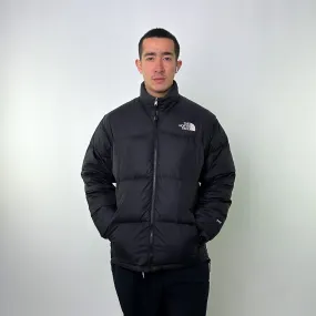 Black 80s The North Face 700 Series Wave Nuptse Puffer Jacket Coat (XL)