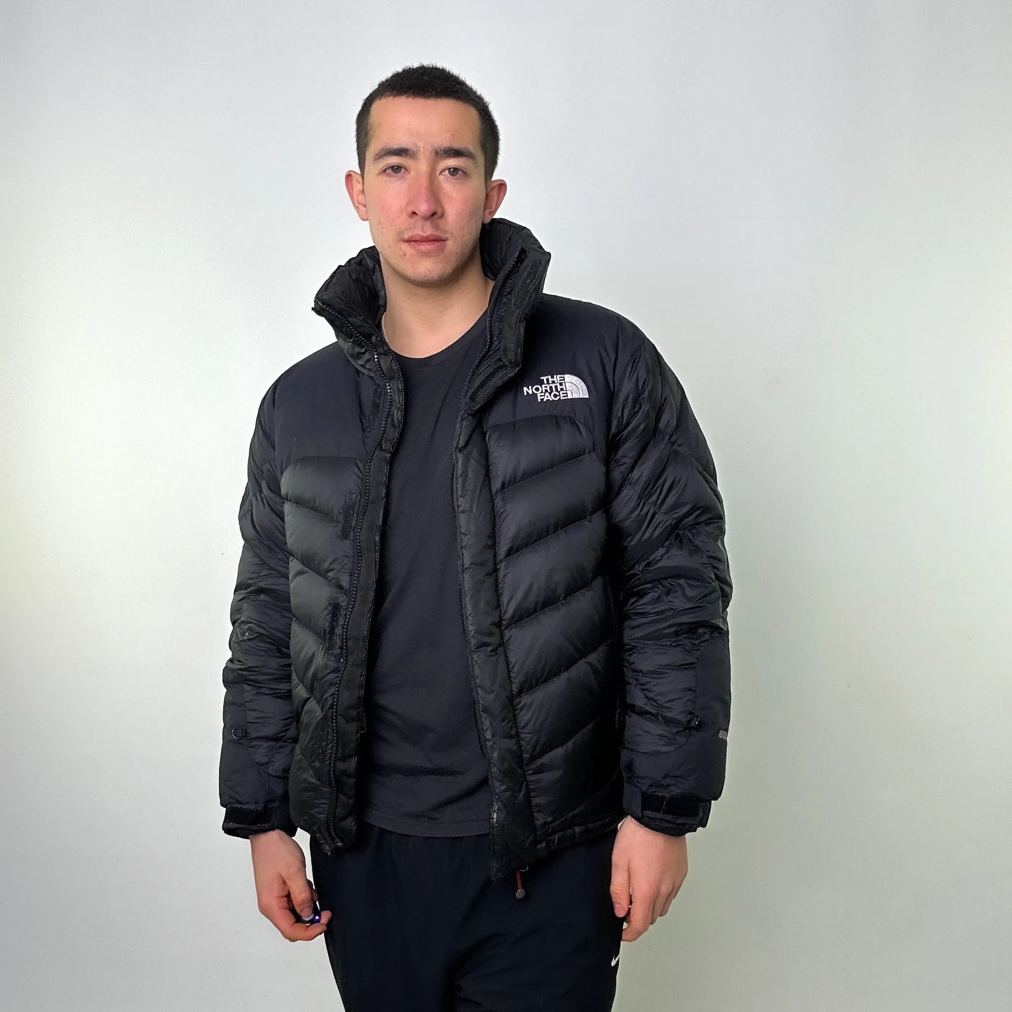 Black 90s The North Face 850 Summit Series Puffer Jacket Coat (M)