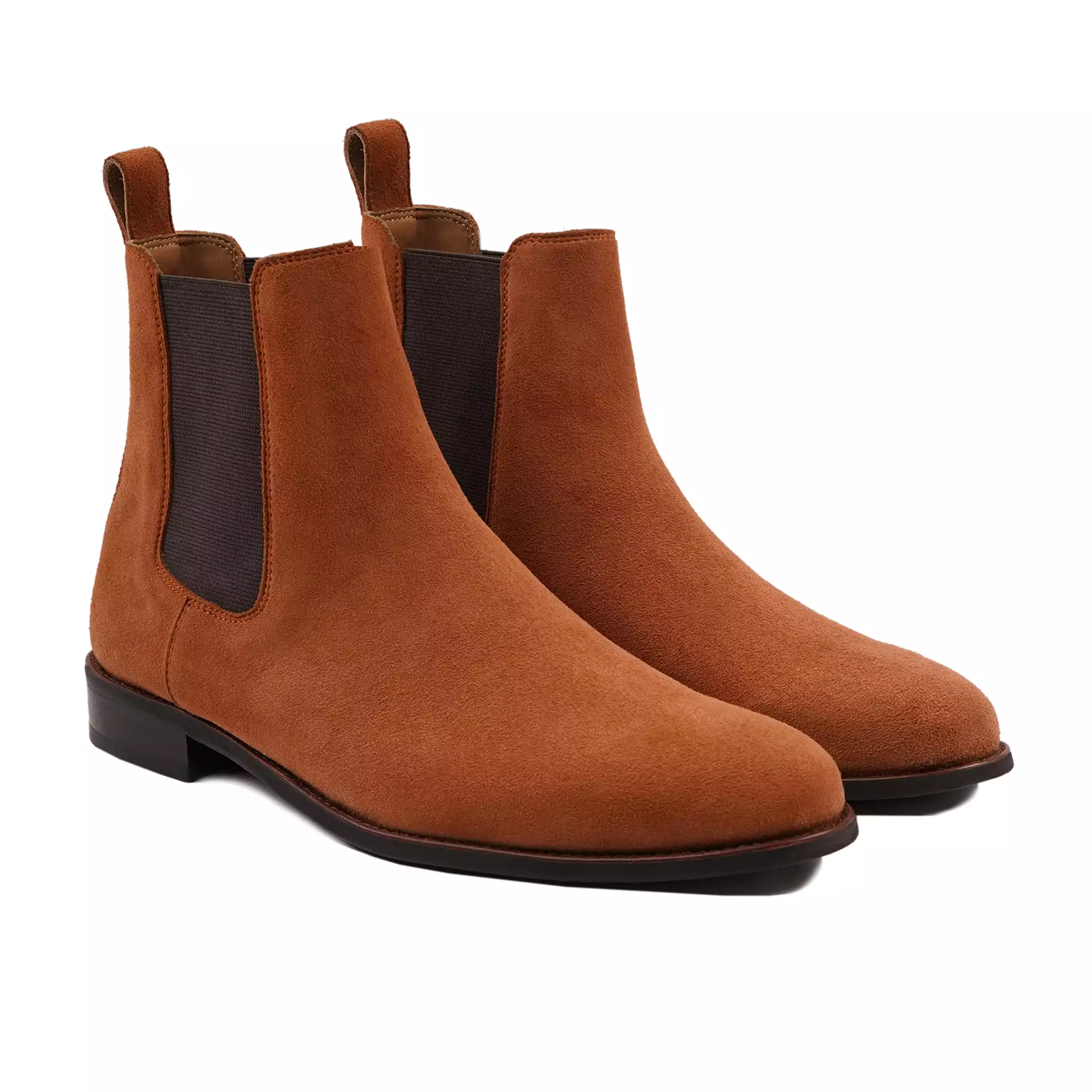 BOCHUM - ORANGE TAN KID SUEDE CHELSEA