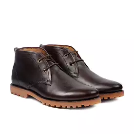 Camden - Men's Dark Brown Calf Leather Chukka Boot