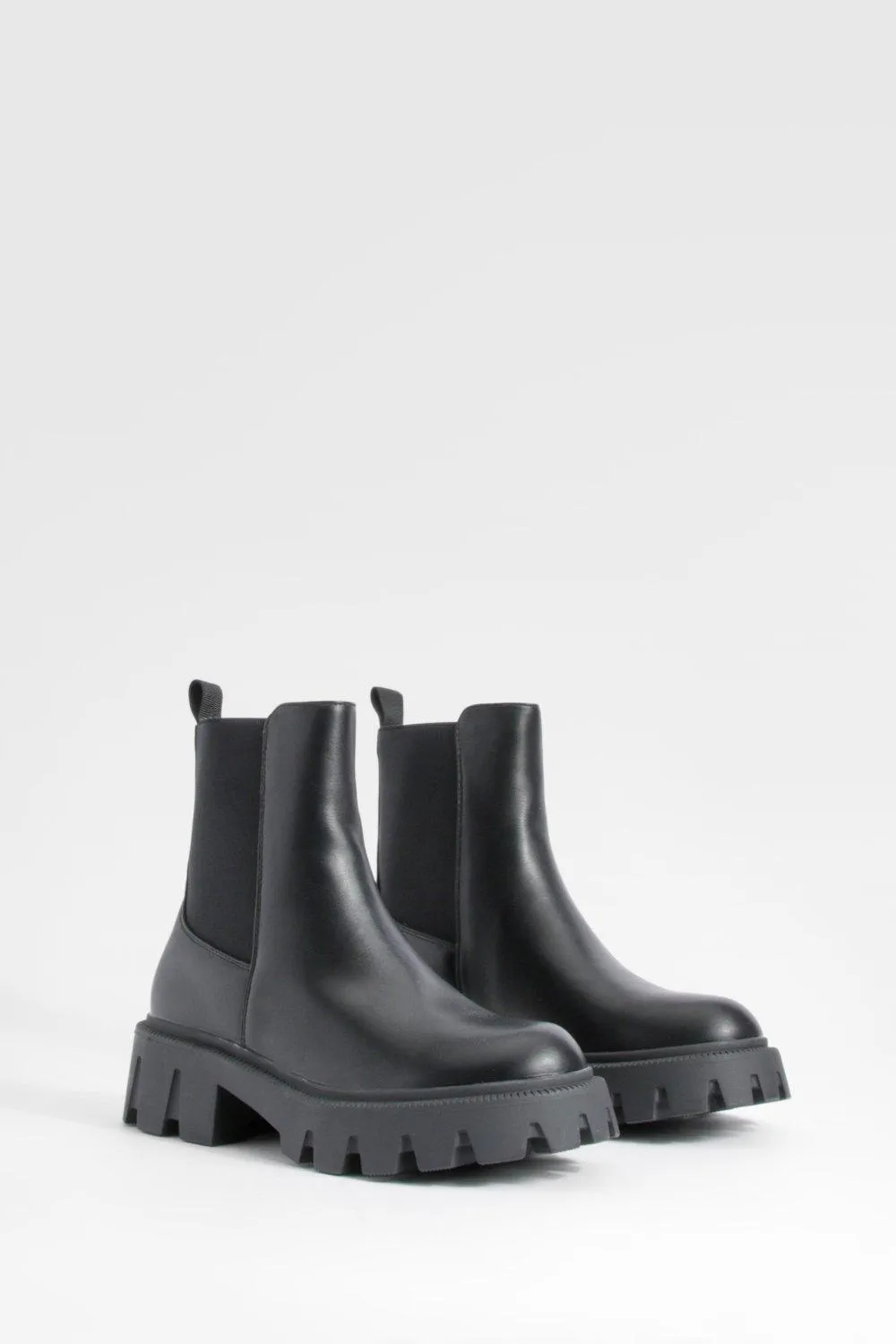 Chunky Sole Chelsea Boots