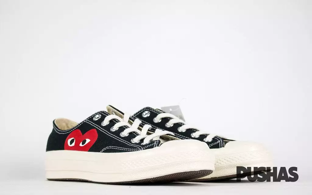 Comme des Garcons Play x Chuck Taylors Low Top - Black (New)