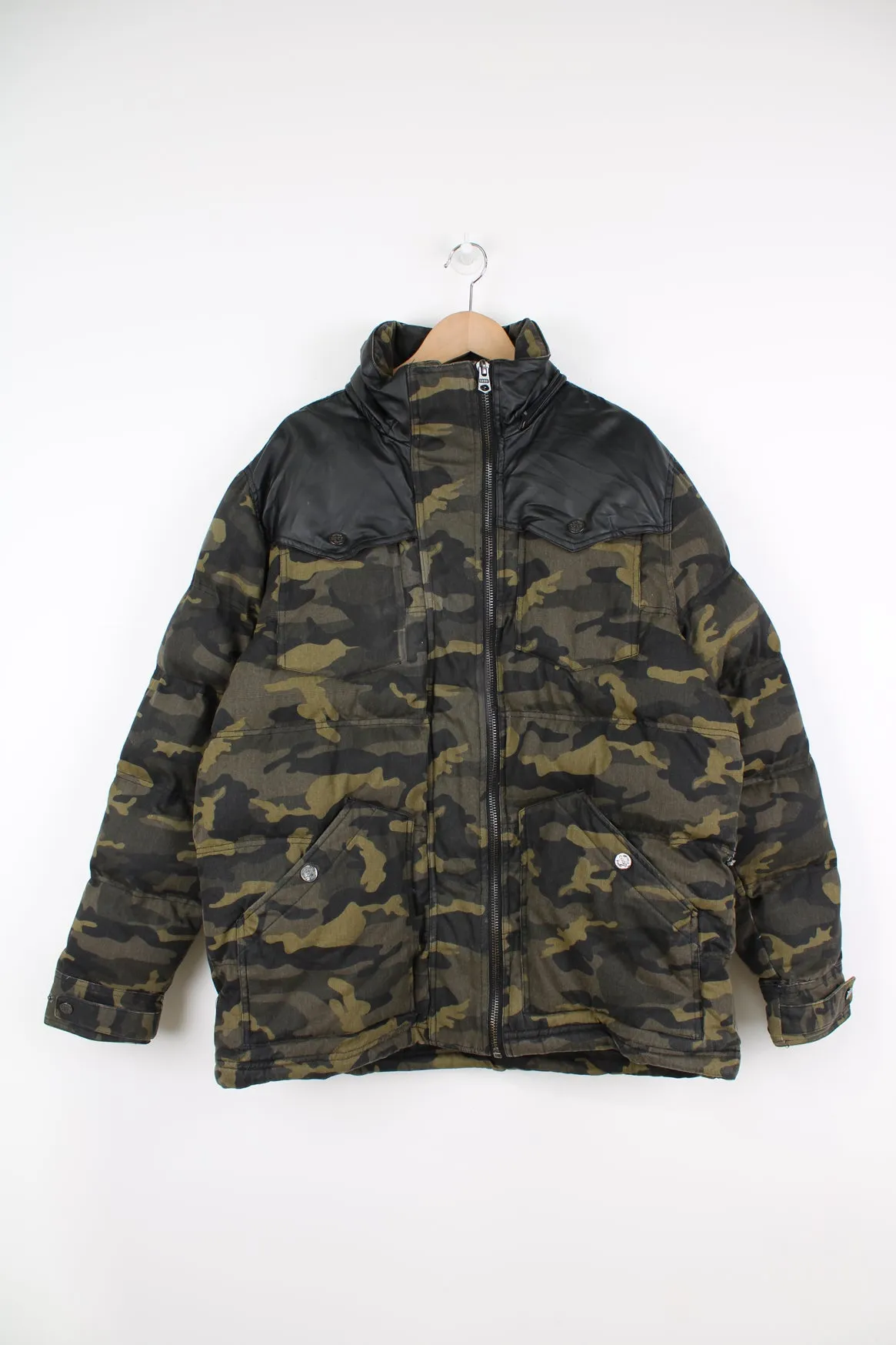 Coogi Camo Puffer Coat