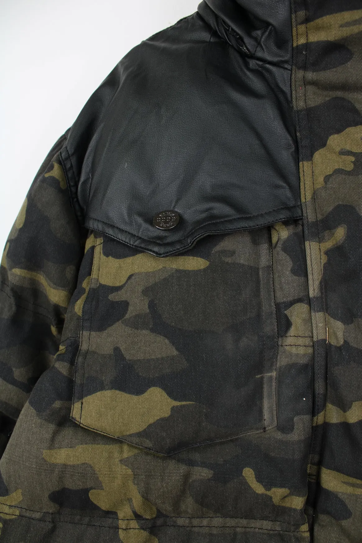 Coogi Camo Puffer Coat