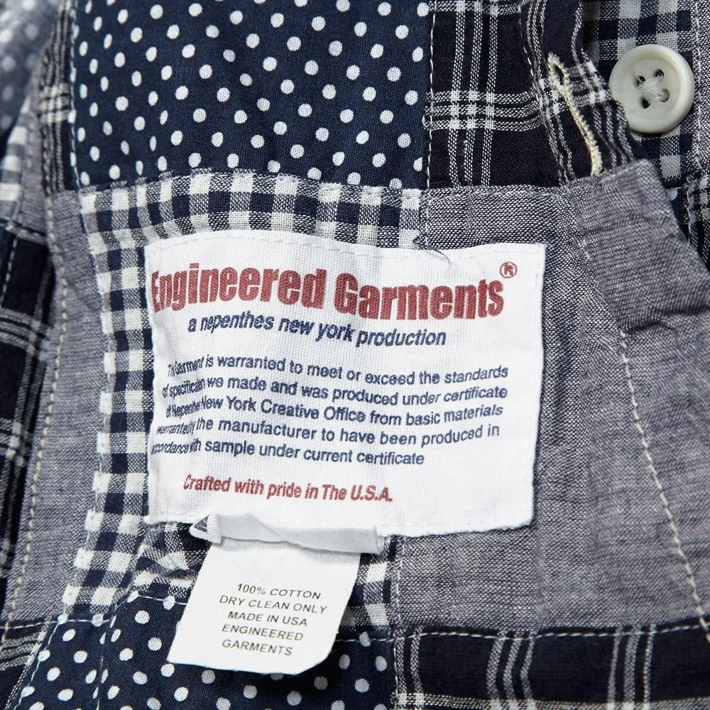 Engineered Garments Baker JacketNavy Patchwork