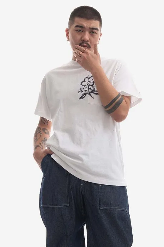 Engineered Garments cotton t-shirt white color