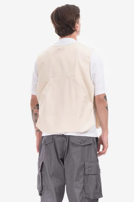 Engineered Garments vest men’s beige color