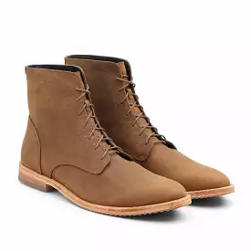 Everyday Lace-Up Boot Tobacco