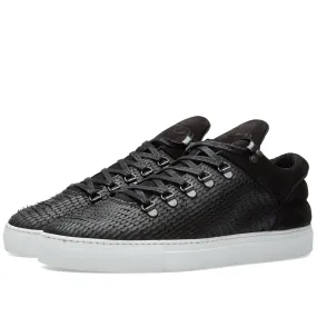 Filling Pieces Mountain Cut SneakerBlack Hairy Fur