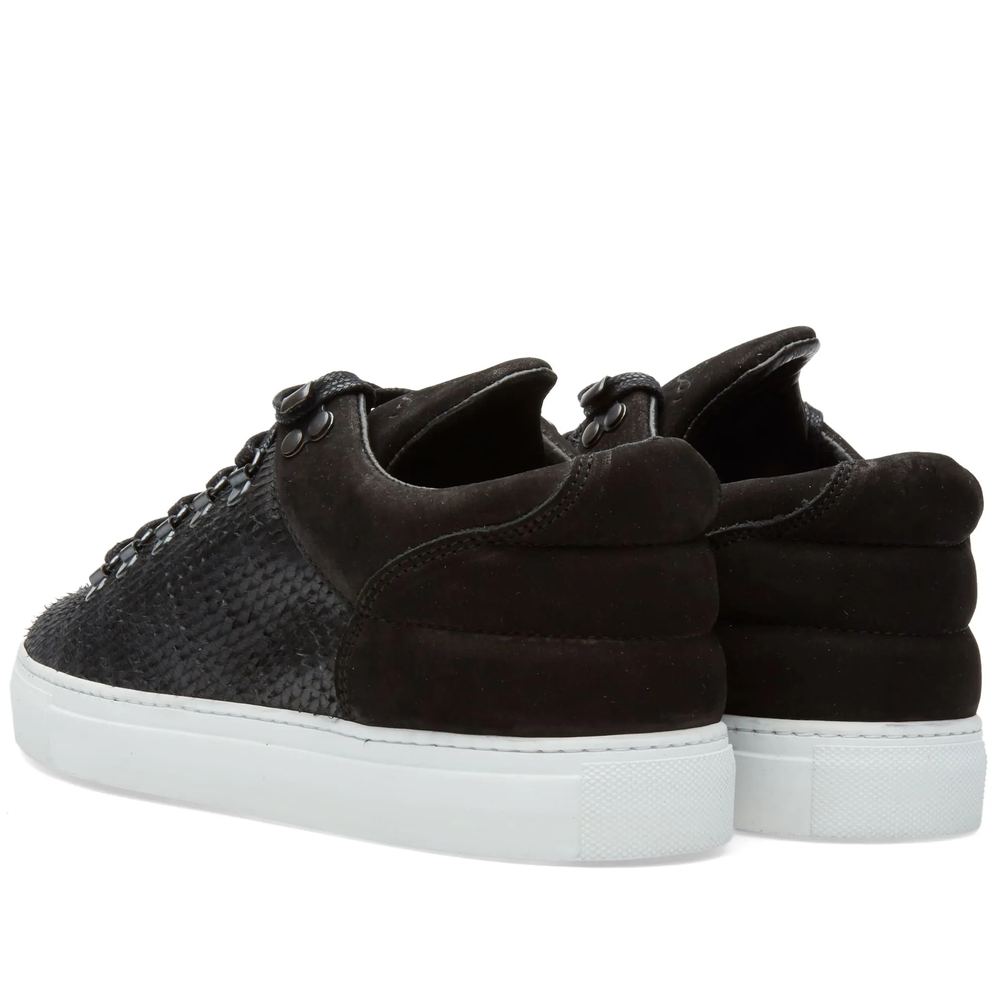 Filling Pieces Mountain Cut SneakerBlack Hairy Fur