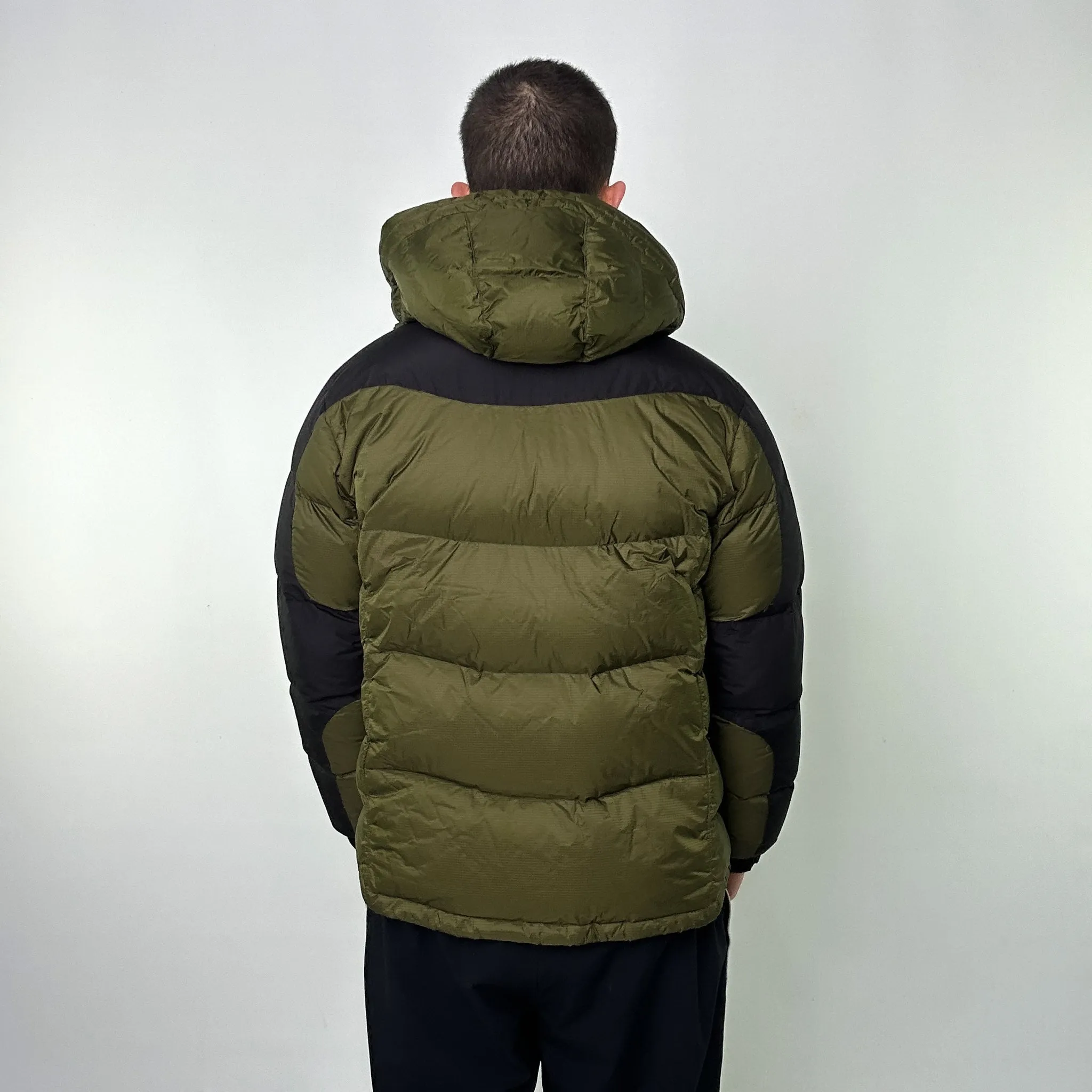 Green 90s Mont Bell Puffer Jacket Coat (XL)