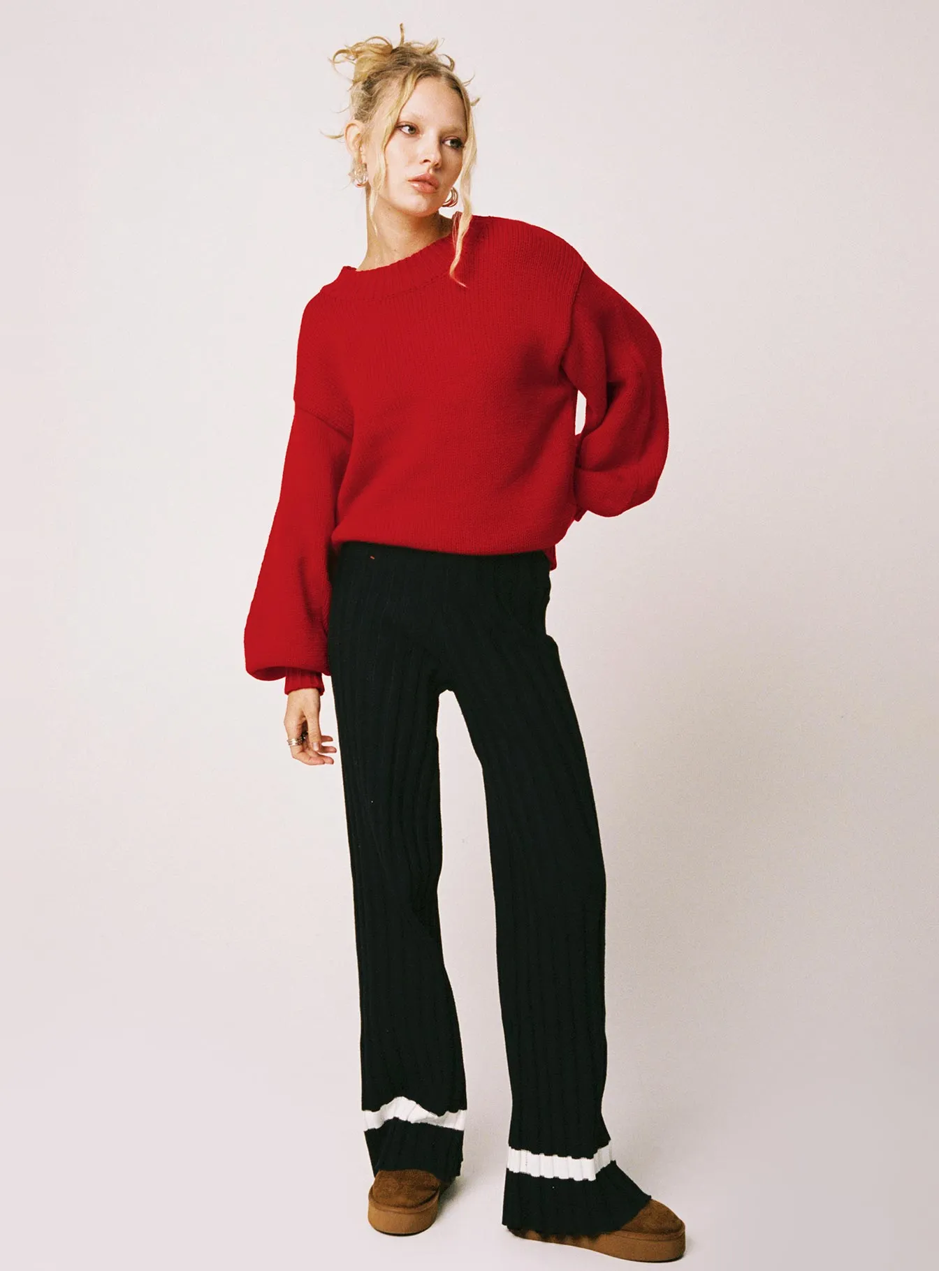 Harmony Sweater Red