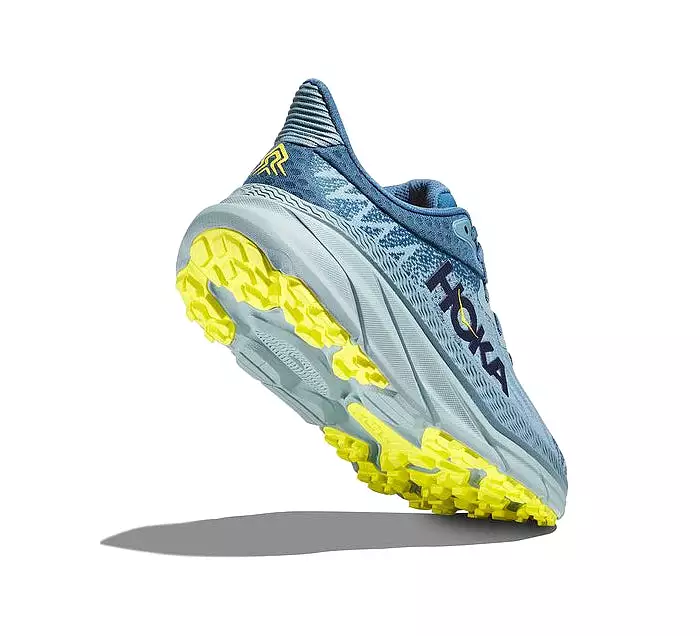 HOKA Men's Challenger ATR 7 Wide Stone Blue/Evening Primrose