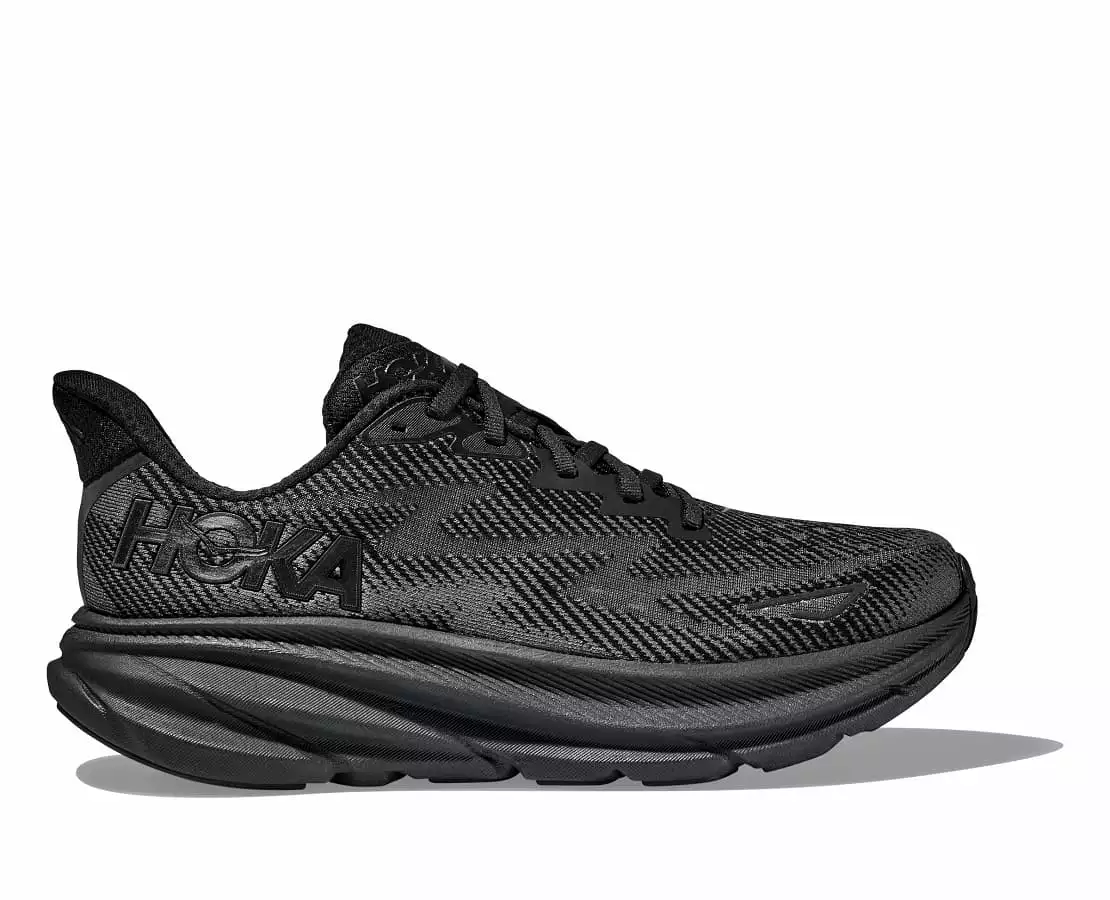 Hoka- Women's Clifton 9 Black/Black BBLC 1127896