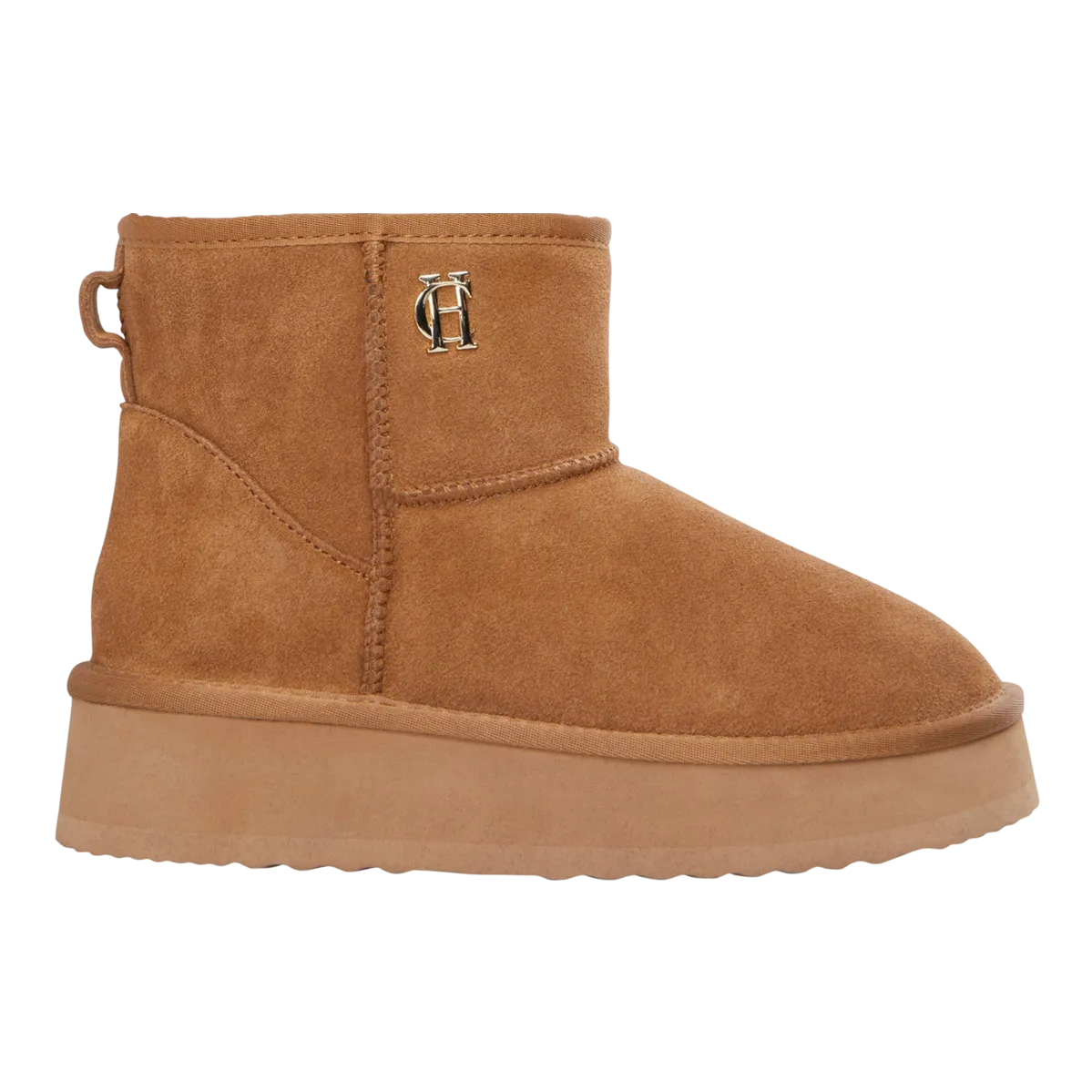 Holland Cooper Shearling Platform Boot