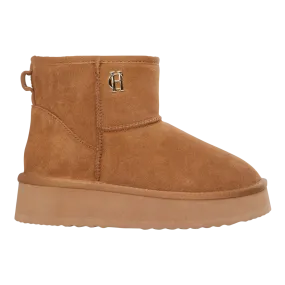 Holland Cooper Shearling Platform Boot