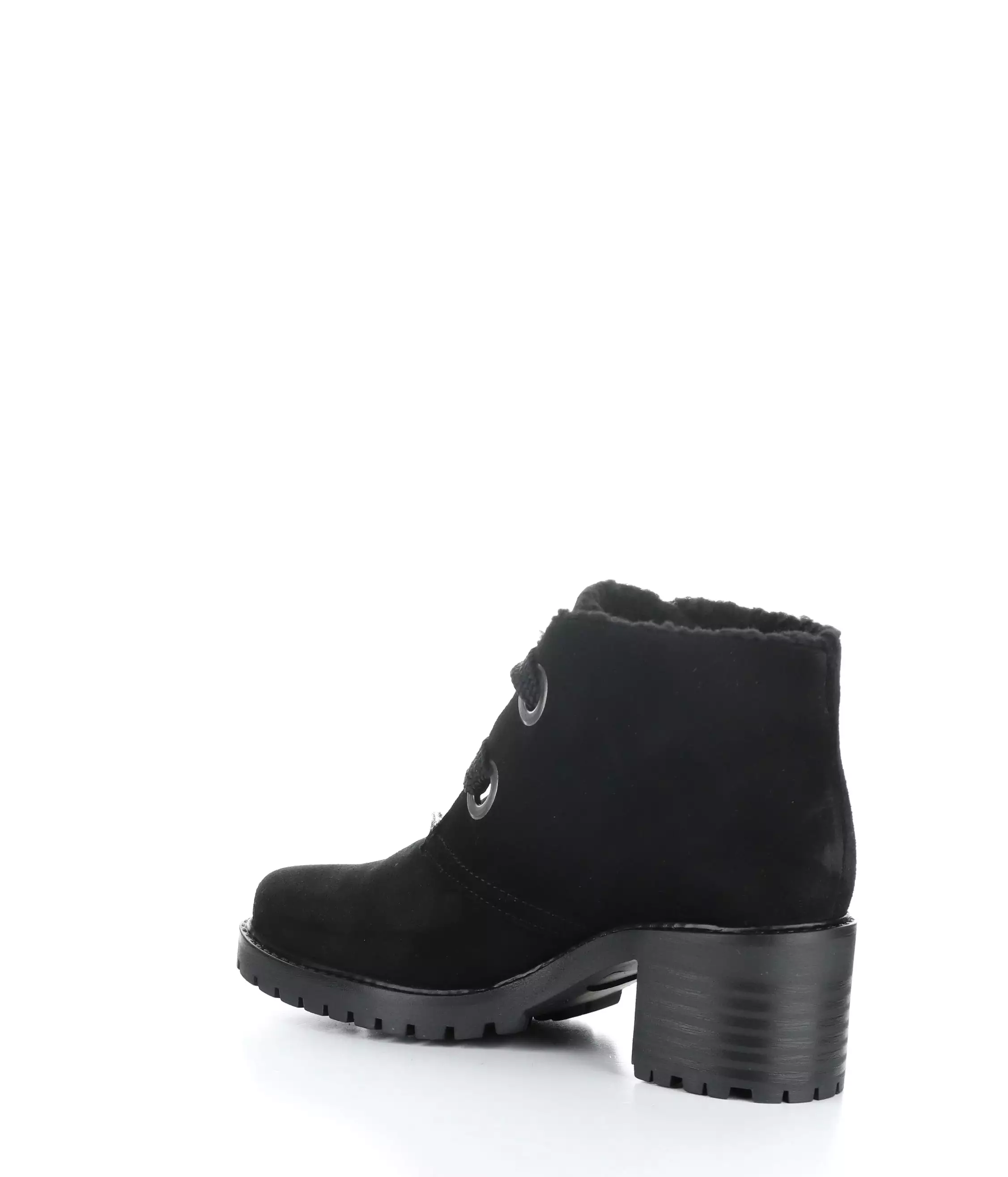 INDEX BLACK Round Toe Boots