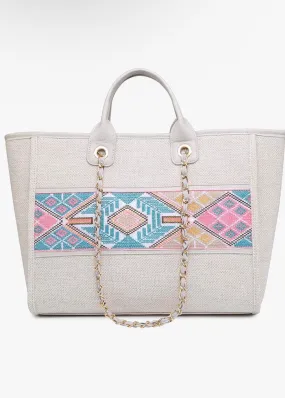 Jen & Co. Kristina Tribal Tote