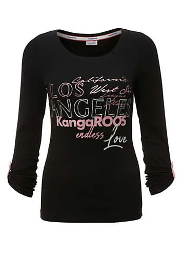 KangaROOS Slogan Print Top | Grattan