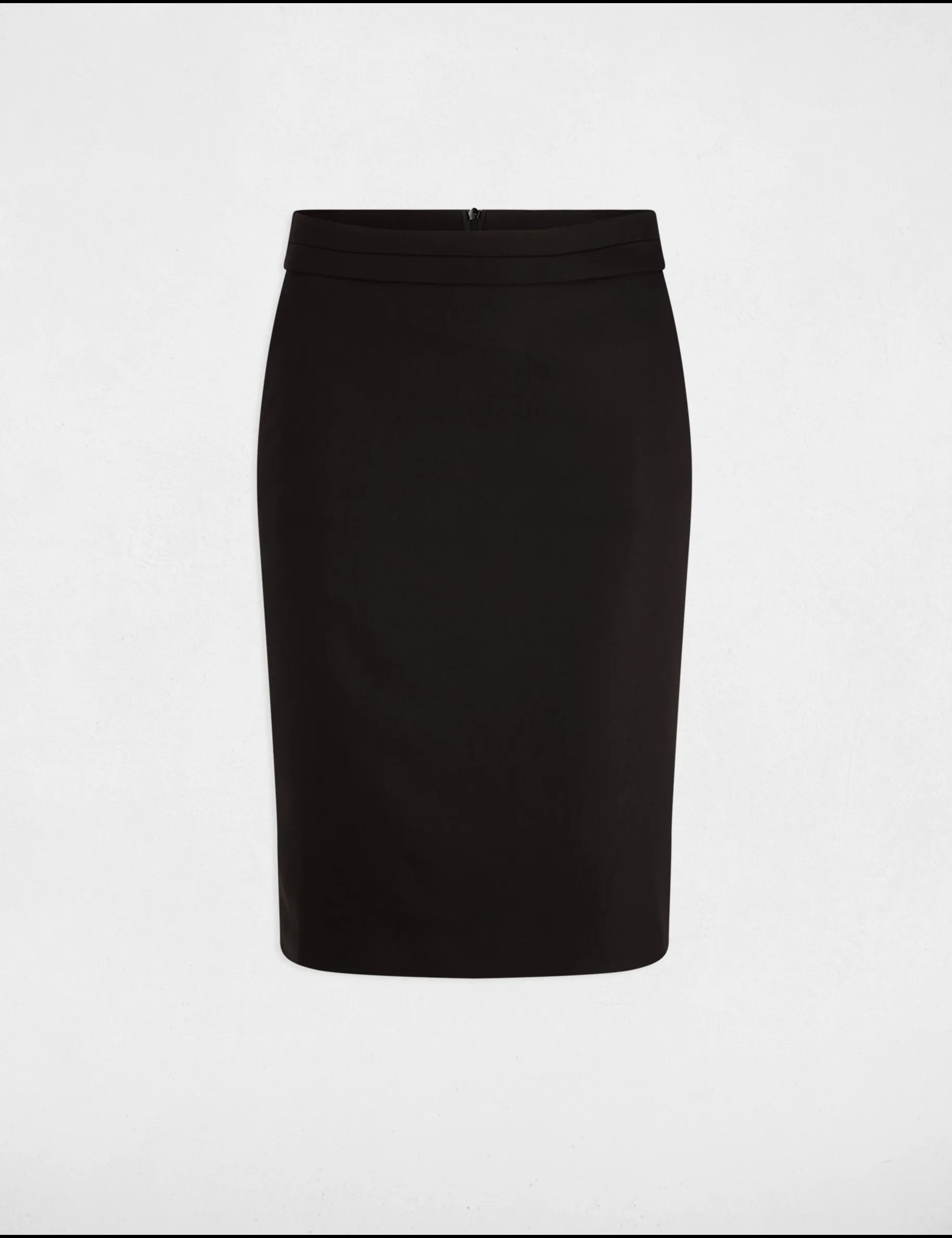 Knee-length pencil skirt black women