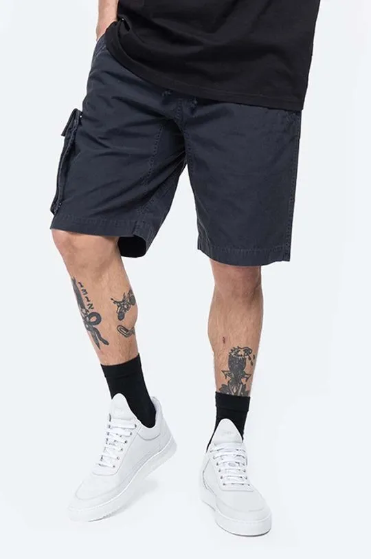 Maharishi cotton shorts black color